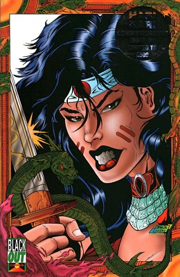 Blackout Comics Hari Kari Comic Book #1B (1995) Commemorative Issue Stamp