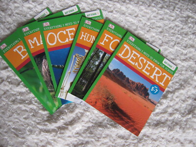 DK EVERYTHING I NEED TO KNOW FOR SCHOOL SCIENCE KEY STAGE 1 5-7 YEARS 6 BOOKS 