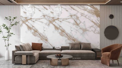 3D Gray Gold Texture Marble Wallpaper Wall Murals Removable Wallpaper