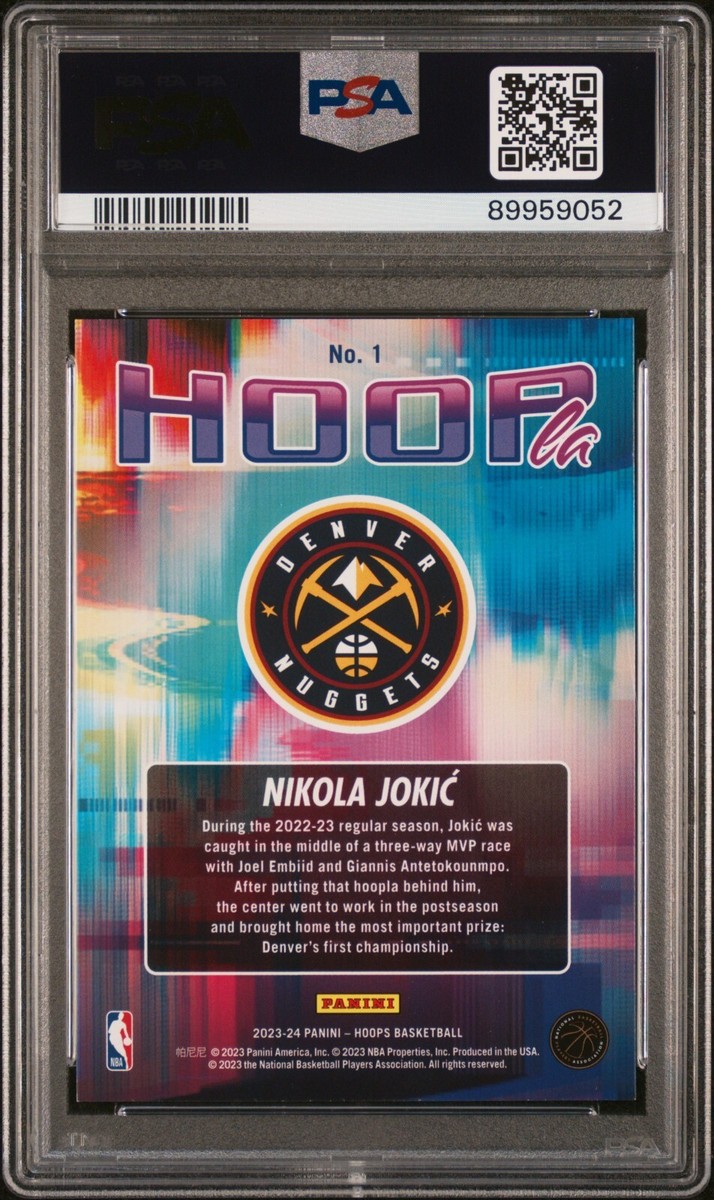 2023-24 Panini NBA Hoops - Hoopla Nikola Jokić #1 for sale online