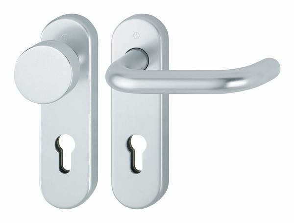 Hoppe Paris Aluminium-Feuerschutz-Kurzschild-Wechsel-Garnitur FS-58... 10726112-image