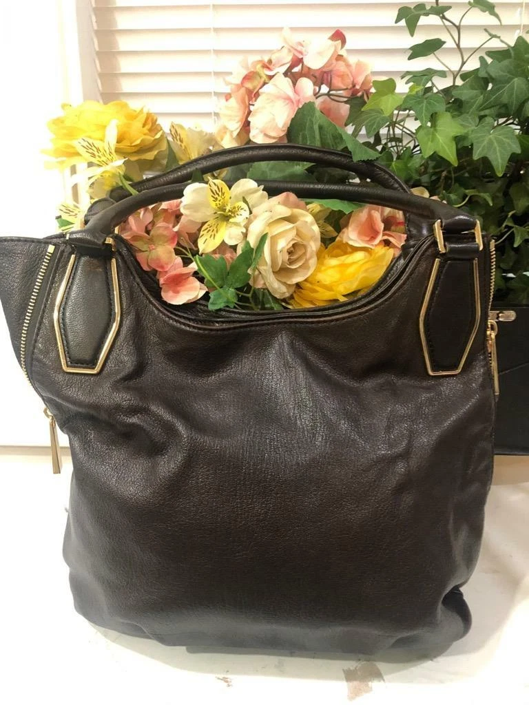 MICHAEL Michael Kors Vanessa Side Zip Purse BROWN 1300