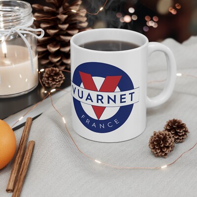 Vuarnet France Logo 11oz Coffee Tea White Mug