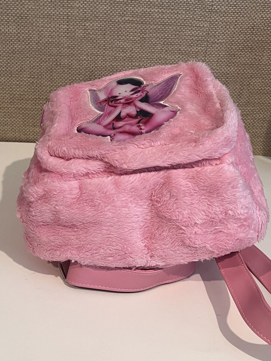 Melanie Martinez Portals Pink Plush Fuzzy Mini Backpack Bag Melanie Martinez Portals Pink Plush Fuzzy Mini Backpack Bag