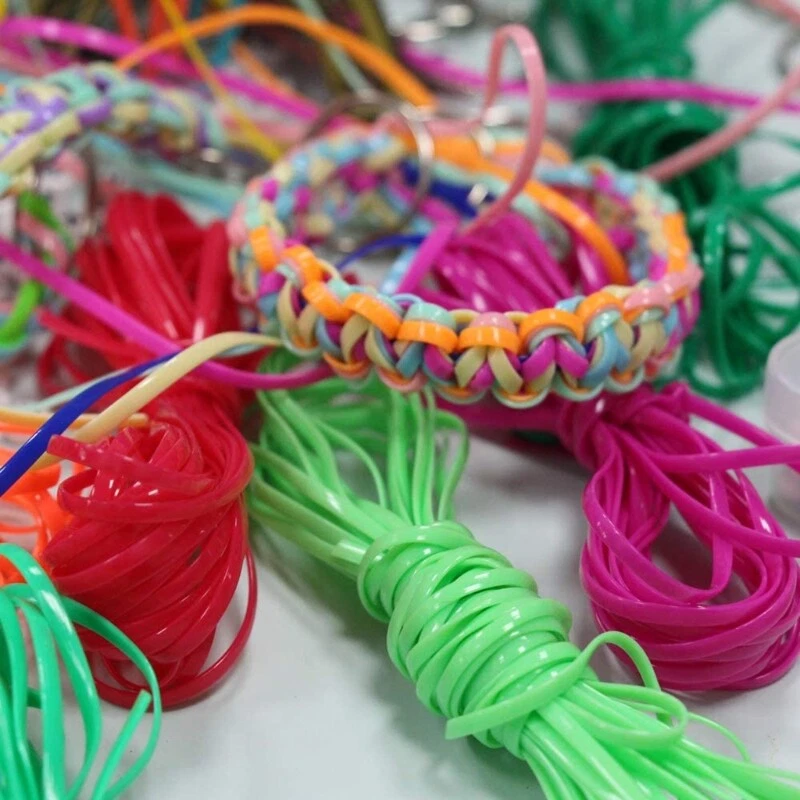 DIY 20 Colors Lanyard String Durable Plastic Lacing Cord for Craft Bracelet Girl