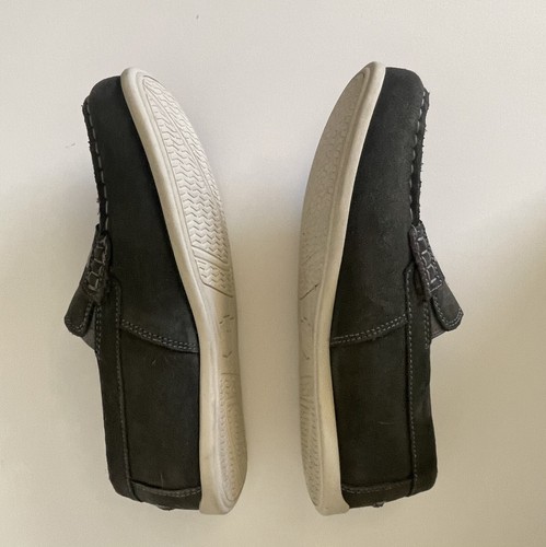 Florsheim Kinder Schuhe Jungen 2 Jasper Strap Jr grau Wildleder Halbschuh formell - Bild 4 von 9