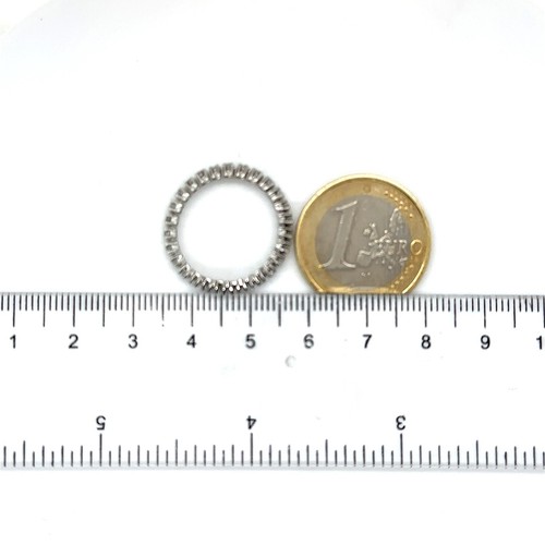 18K 750 Gold Full Eternity Memory Ring RS 55 0,54 Ct.T. Diamonds new Vollmemory - Bild 20 von 24