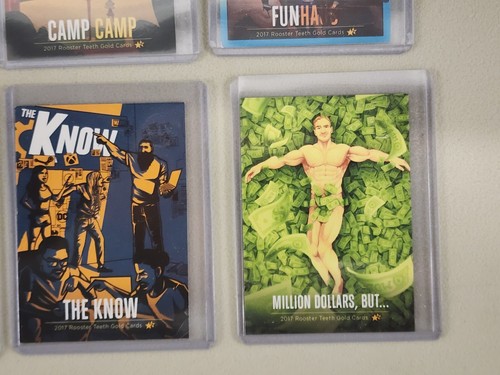 Rooster Teeth FIRST Double Gold Box Cards FULL SET 12 with some AUTO'D - Picture 14 of 14