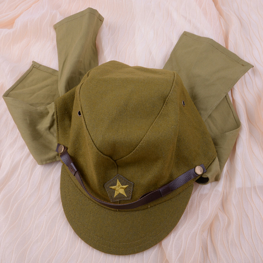 個人装備 1970s Military HAT Vintage 70s US Army Hat Military Hat Visor Crusher Cap 1970