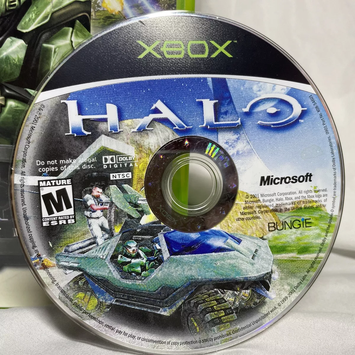 Xbox Replacement Case - NO GAME - Halo - Combat Evolved