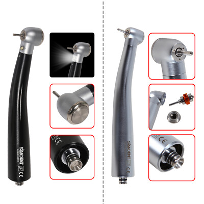 Dental High Speed / E-generator LED Handpiece 3 Water Spray For NSK Coupler