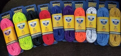 Howie's waxed hockey laces - Brand new - Many sizes and colors to choose from!