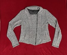 Maurices Women's Long Sleeve Zippered Collared Multicolored Blazer Jacket Sz: M