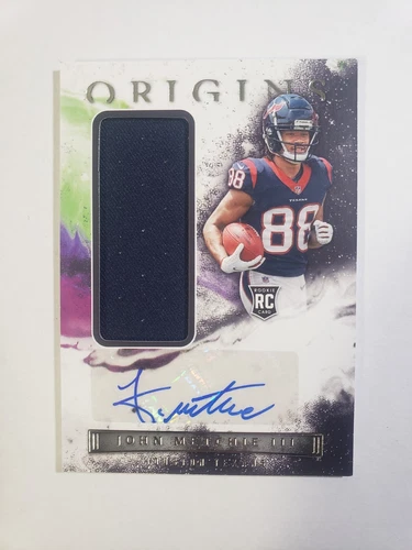 2022 Panini Origins John Metchie III Relic Auto Rookie RC #167 Houston Texans