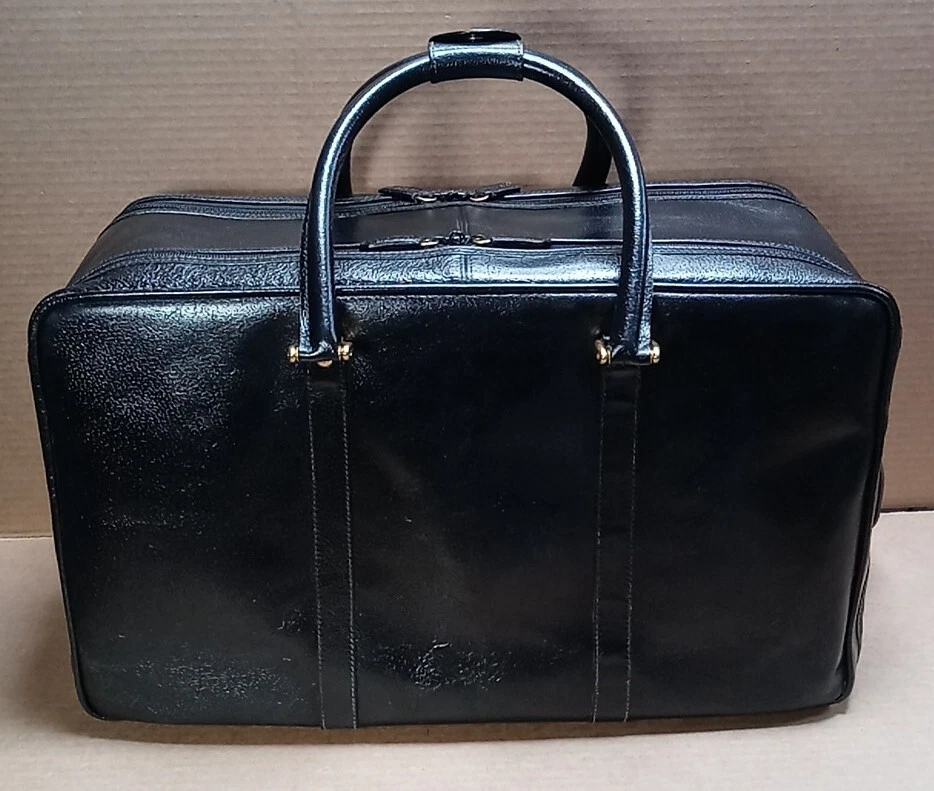 Maleta Gucci de Colección Todo Cuero 21"~Llevar Equipaje de Lujo~Rara Belleza Foto 3 de 4