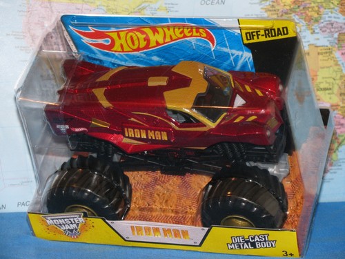 1/24 HOT WHEELS MONSTER JAM IRON MAN TRUCK DIECAST OFF-ROAD **BRAND NEW** - Picture 2 of 12