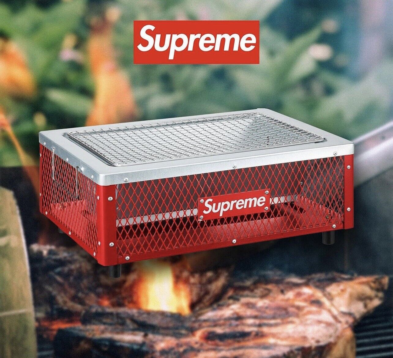 Supreme Coleman Charcoal Grill BBQ *INHAND READY TO SHIP* | eBay