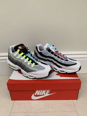 grey and red trainers