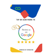Google Review Card with QR Code