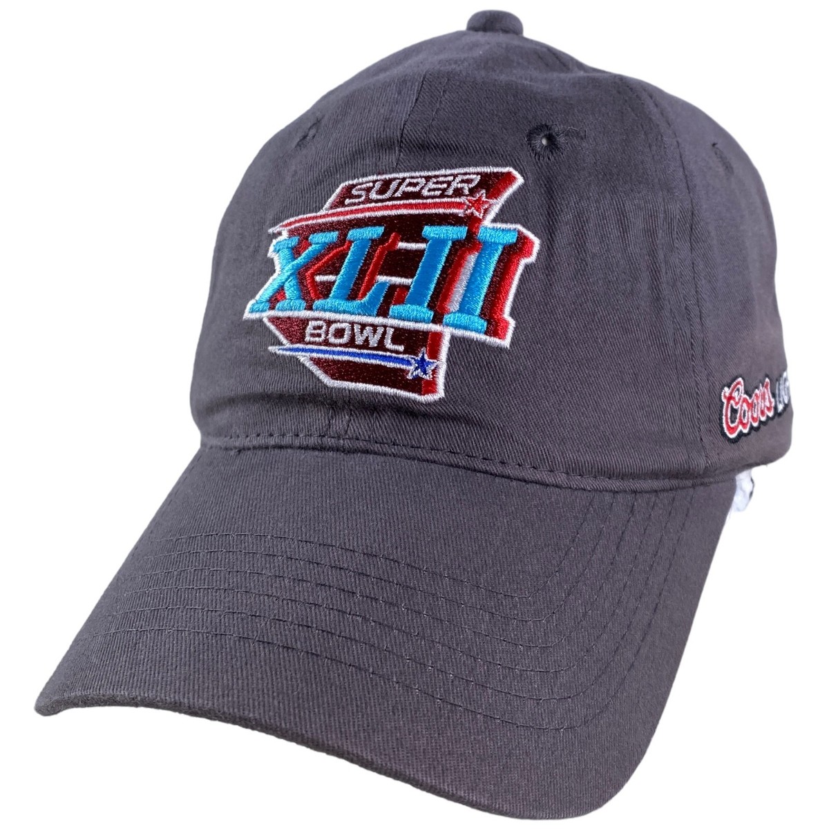 Super Bowl Noggin Hats NEW NY Giants XLII Hat Super Bowl Hat Coors