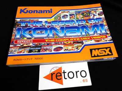 THE LEGEND OF KONAMI BOOK MSX ROM　 RB900 LIBRO BOOK THE LEGEND OF KONAMI ENGLISH THE COMPLETE MSX