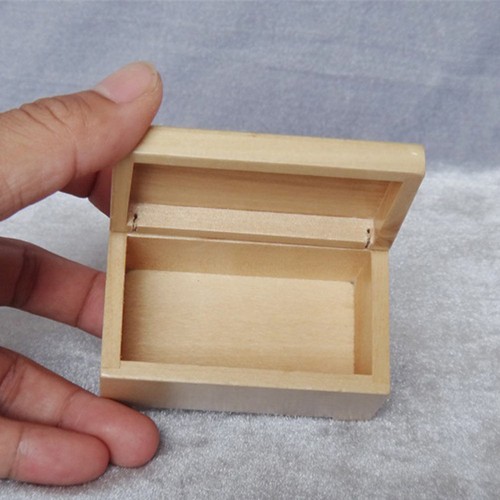 Miniature Wooden Wooden Chest Box Miniature Treasure Box Nursery Pretend Toy - 第 11/12 張圖片