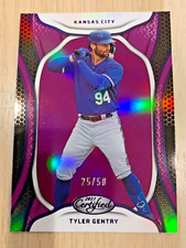 2023 Panini Chronicles Certified purple TYLER GENTRY 25/50! Kansas City Royals
