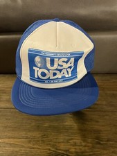USA TODAY Hat-Mesh-Rope Bill-Snapback-Newspaper-Vintage
