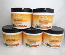DESERT ESSENCE DAILY ESSENTIAL MOISTURIZER WITH JOJOBA OIL 4 OZ NWOB LOT OF 5