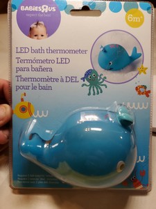 whale bath thermometer