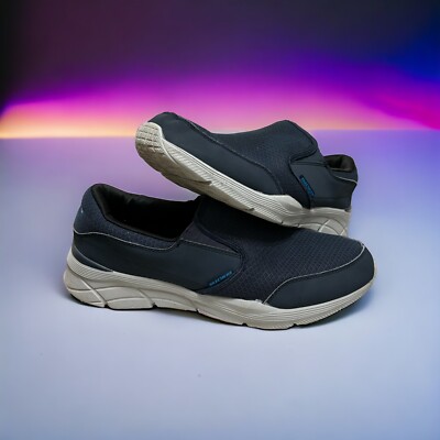 Skechers Equalizer Sneakers Loafers Men Size 13 Navy Blue Slip On Relaxed  Fit - Main Image