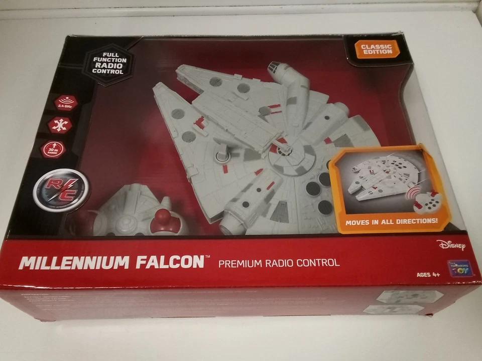 Star Wars Millennium Falcon Premium Remote Control Toy Classic Edition - NEW - Image 2 of 4