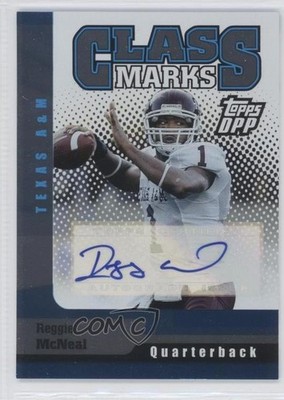 2006 Draft Picks and Prospects (DPP) Silver Foil 49/50 Reggie McNeal Auto 4p7