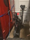 Peloton Aerobic Training Cycle Touchscreen Monitor, Black + Shoes and Weights — photo 3