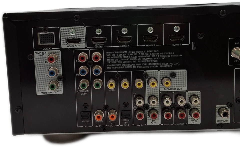 Yamaha RX-V367 5.1 AV Receiver 250W HDMI - Image 4 of 4