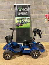 Bugg-Ease Single Seat Golf Buggy with Steering Wheel & Lightweight Seat USED