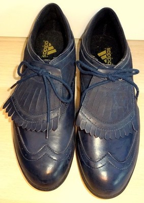 Golfschuhe - ADIDAS - Z-Traxion - Spikes - rauchblau - Leder - Gr. 41 - NEU (13)