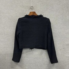 Vintage Cropped Tweed Jacket Size 85 M12953