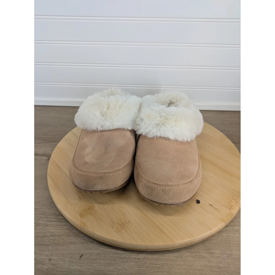 Zapatillas Sorel Go Coffee Run Mujer Tostadas Gamuza Forradas de Piel Acogedoras Zapatos Sin Cordones Talla 7 Foto 2 de 4