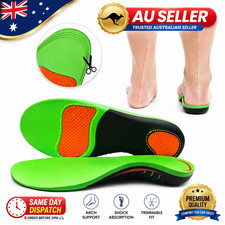 Orthotic Insoles Arch Support Flat Foot High Plantar Feet Fasciitis Pad Insert