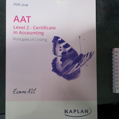 AAT LEVEL 2  PRINCIPLES OF Costing 2025-26 VERSION AQ2022 EXAM KIT