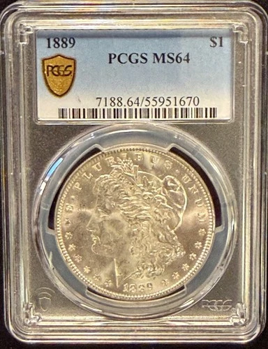 1889-P $1 Morgan PCGS MS64 With all the Markings of a VAM-1D2