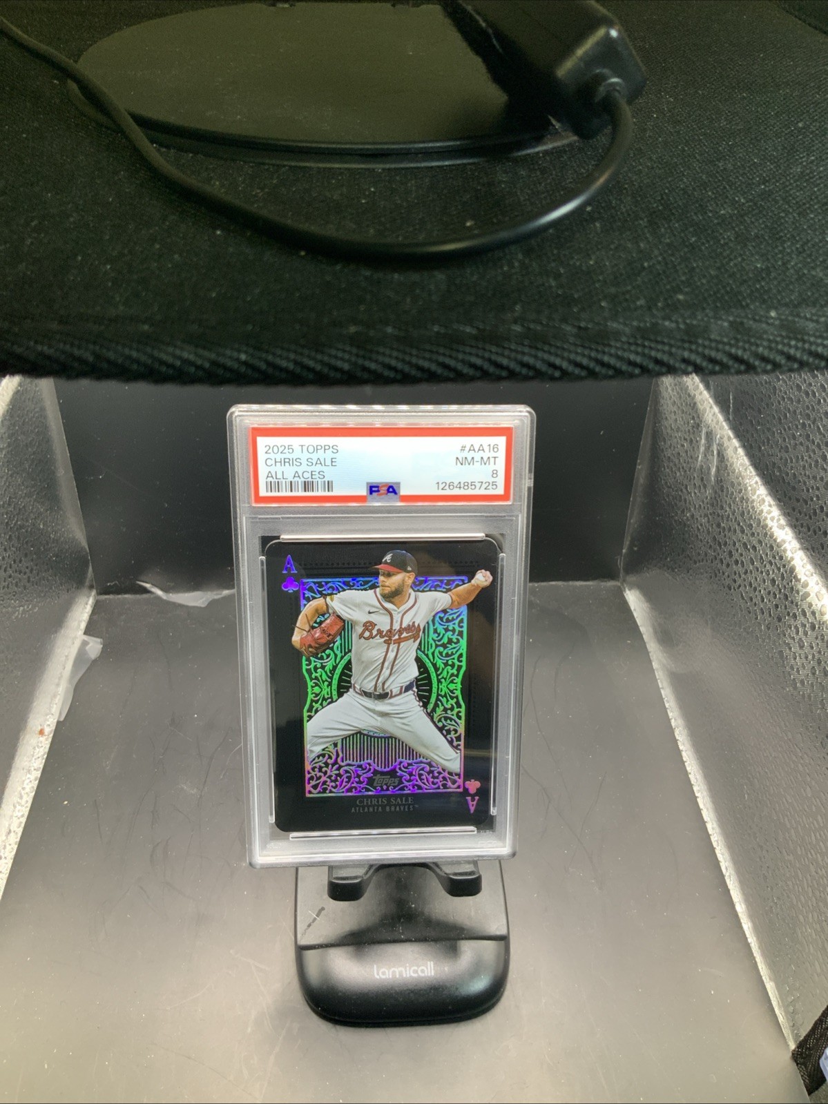 2025 TOPPS CHRIS SALE ALL ACES #AA16 PSA NM-MT 8