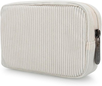 E-Tree Cute Small Makeup Bag,Cosmetic Toiletry Make up Little Items Corduroy 