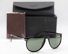 NEW PERSOL P 3311-S 95/31 BLACK GREEN AUTHENTIC FRAMES SUNGLASSES 55-15