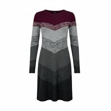 I.N. San Francisco Sweater Dress – Women’s Medium – Multicolor Chevron Striped