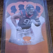 2013 Panini Crown Royale J.J. Watt #42 Bronze Holo Die-Cut Crown /299 Texans