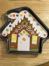 Wilton Gingerbread House Cookie Pan Mold Chri...