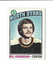 1976-77 O-Pee-Chee #73 Bill Hogaboam VGEX