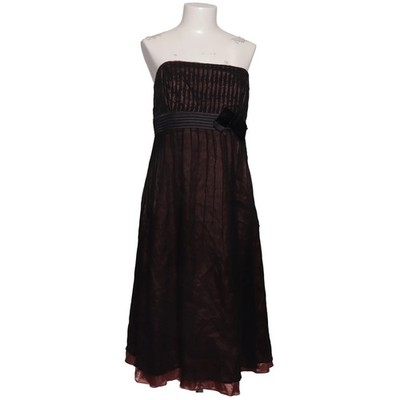 Jake*s, Cocktailkleid, Größe: 42, Schwarz/Pink, Seide, Streifen, Damen #dMk